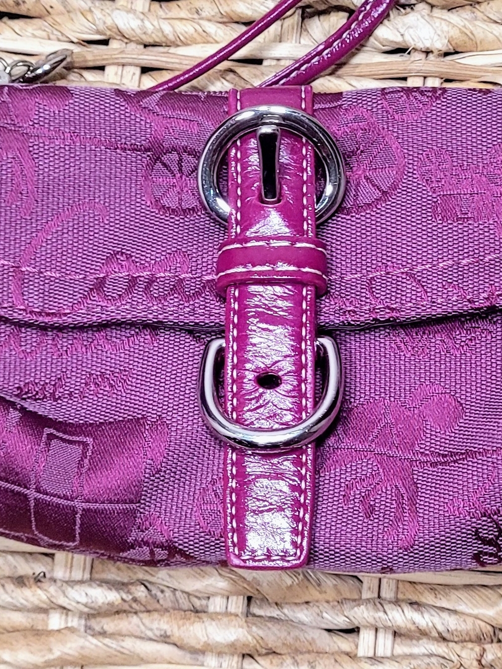 Coach Y2K  Signature-Print Wristlet with Buckle Accent - Picture 12 of 16